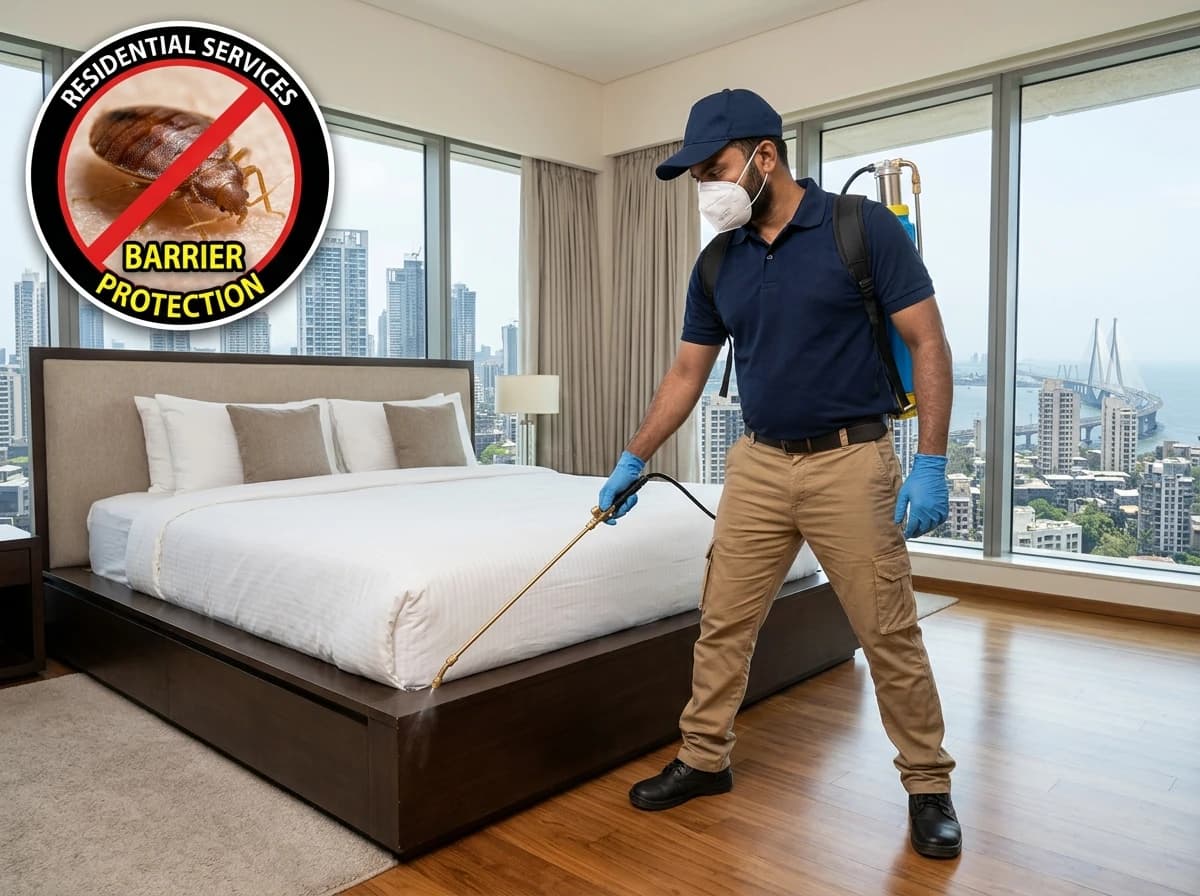 Bed bug inspection and extermination unit serving Mumbai