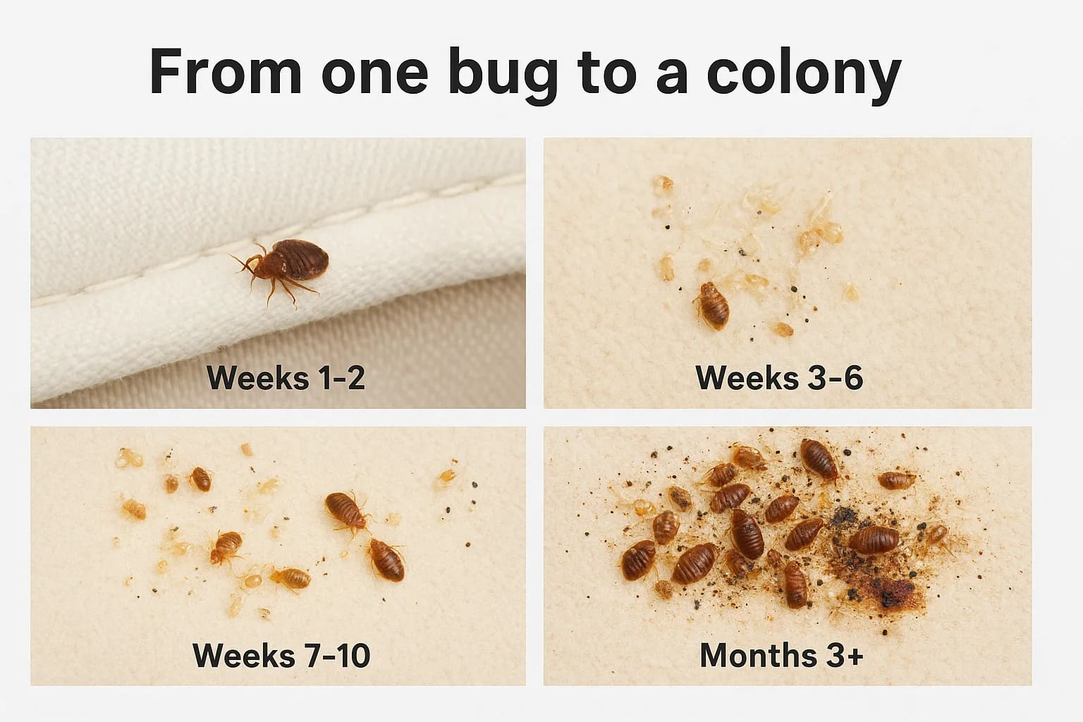 From one bug to a colony