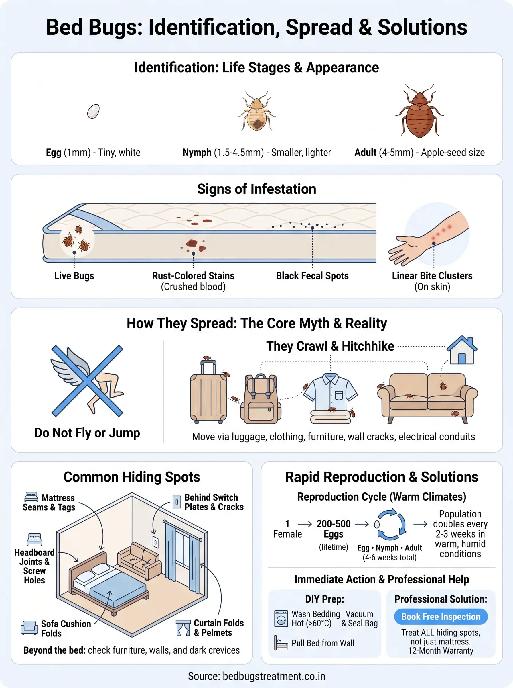 bed bugs bed bug infographic