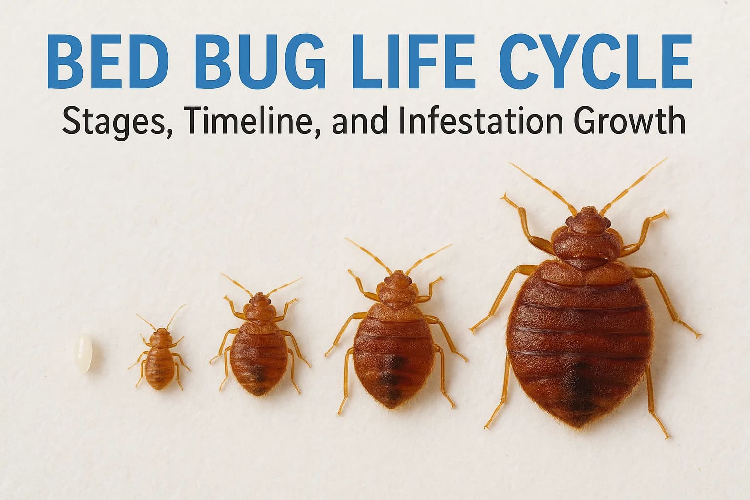 Bed Bug Life Cycle: 6 Stages, Timeline, and Infestation Growth