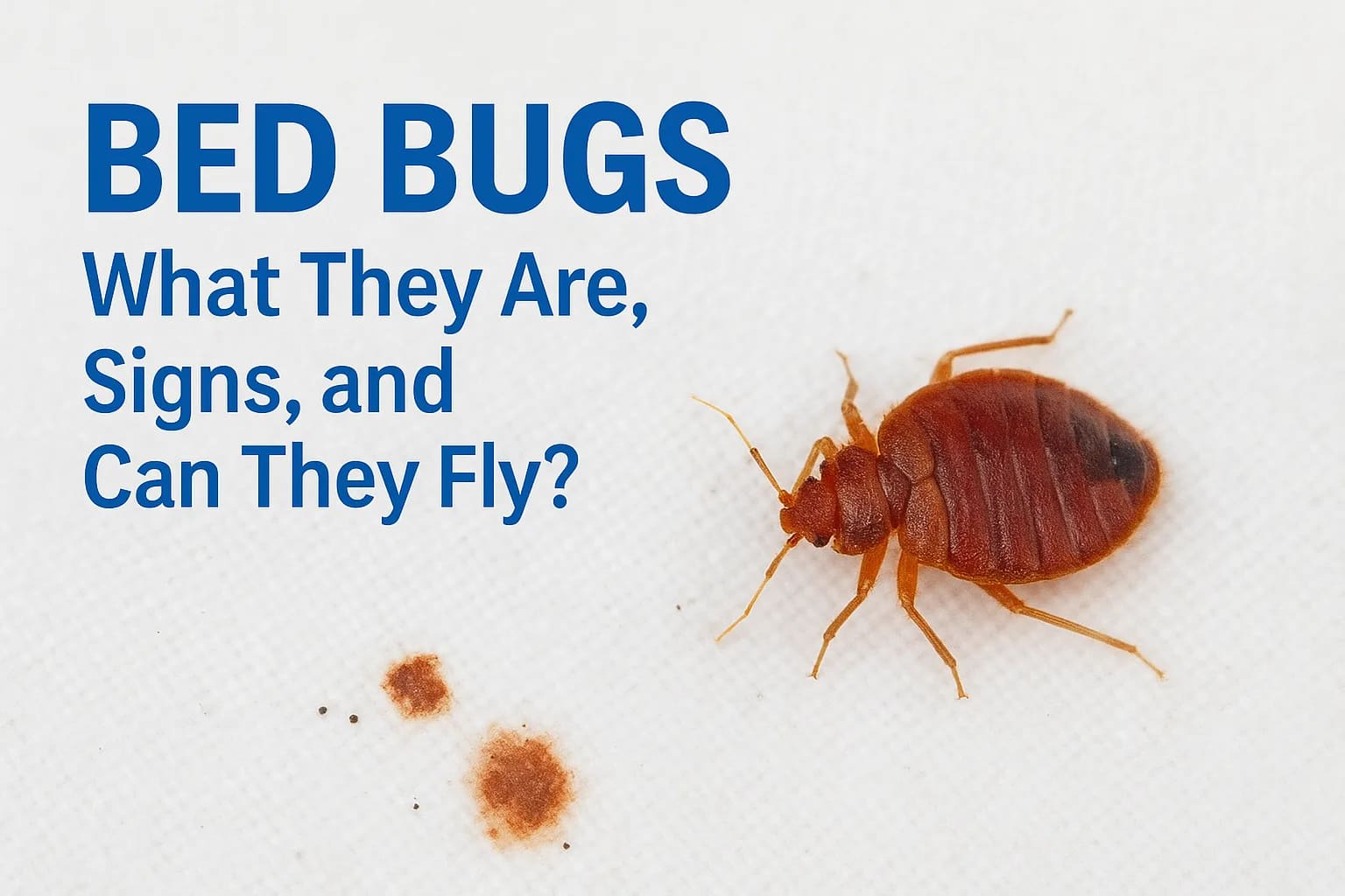 Bed Bugs: What They Are, Signs, and Can They Fly?