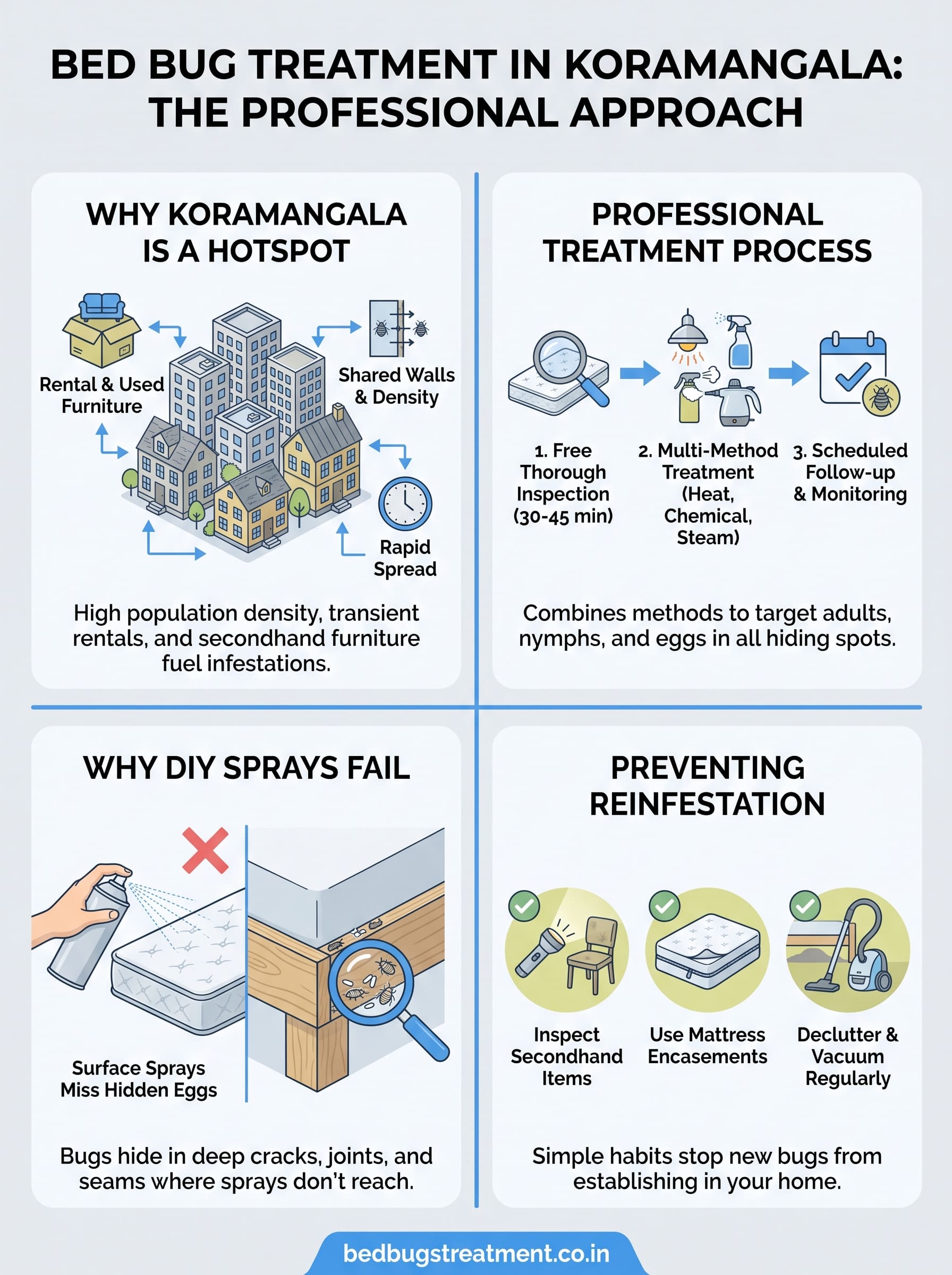 bed bug treatment koramangala infographic