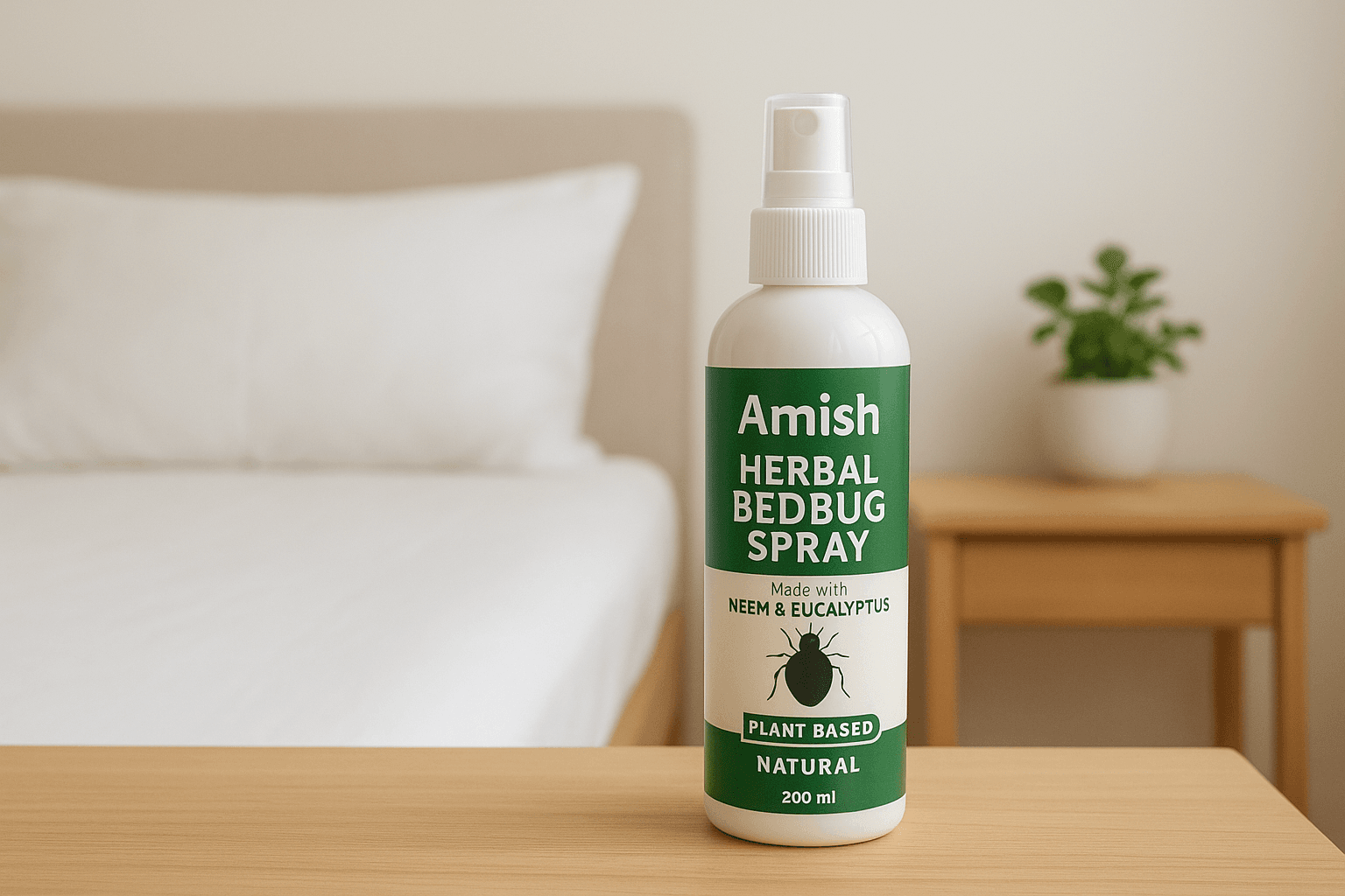 1. Amish Herbal Bedbug Spray