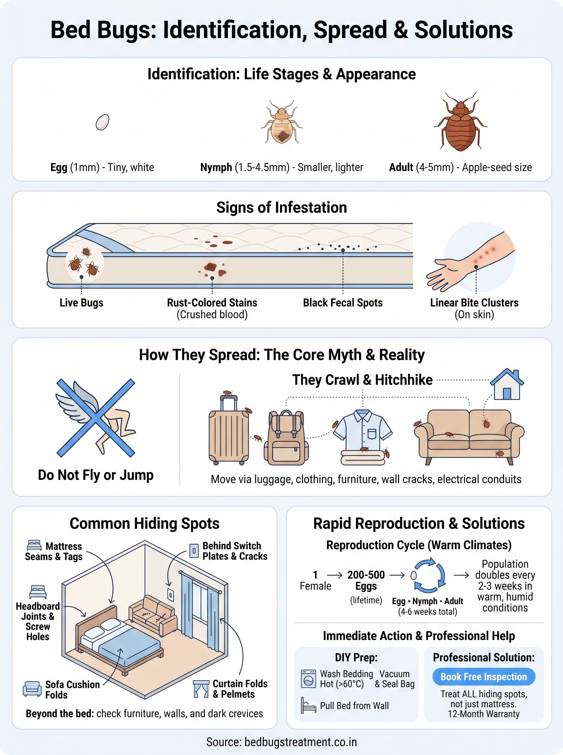 bed bugs bed bug infographic