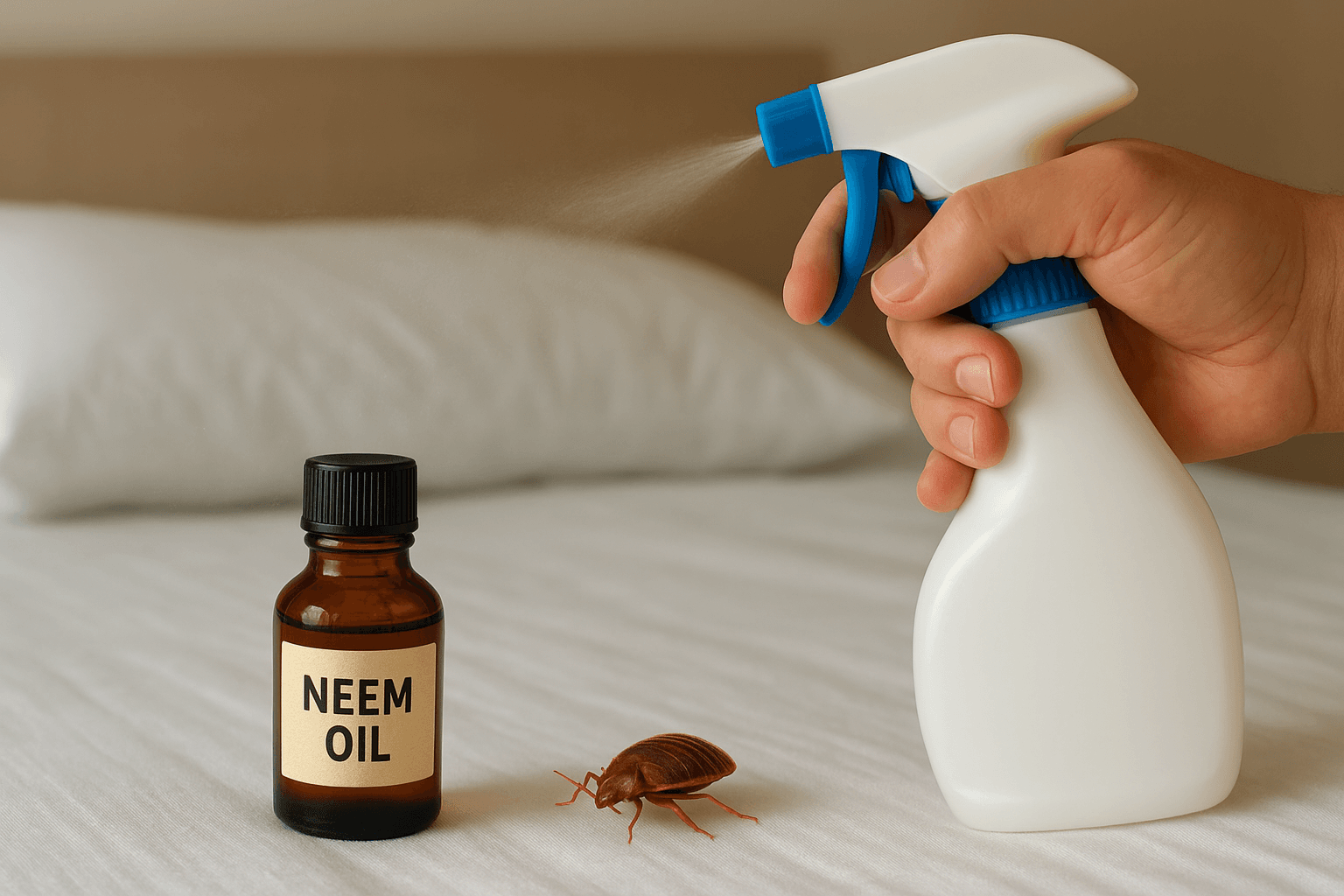 7. Neem oil spray for bed bugs