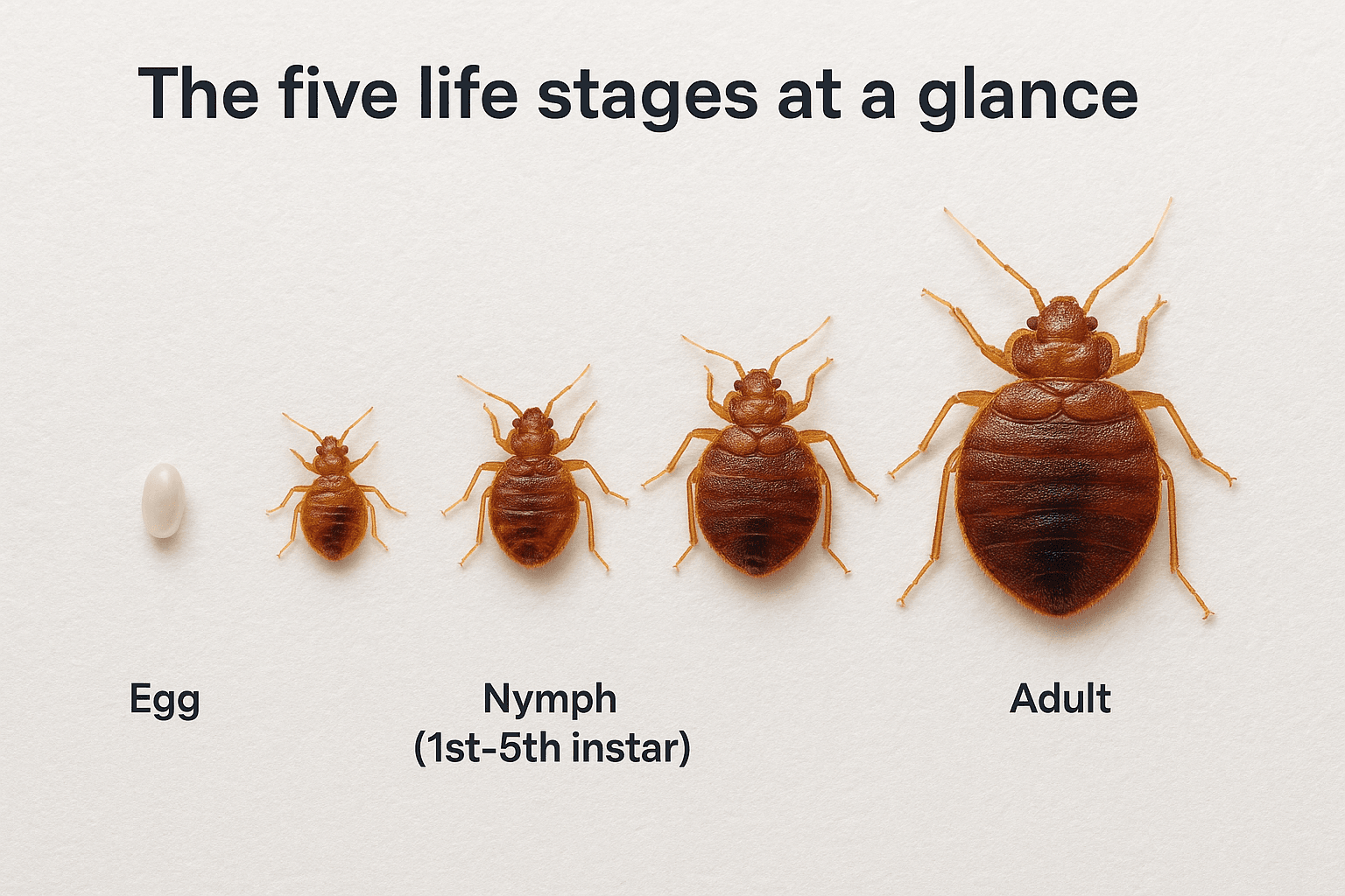The five life stages at a glance