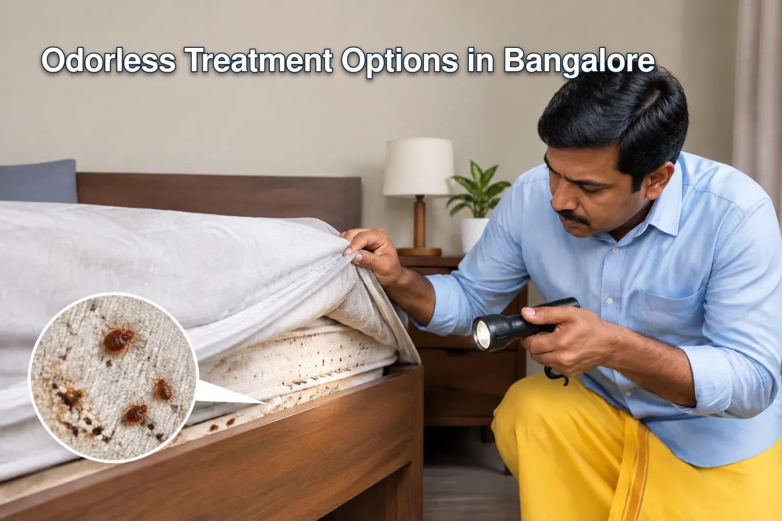 Odorless Treatment Options in Bangalore — How to Get Rid of Bed Bugs Permanently