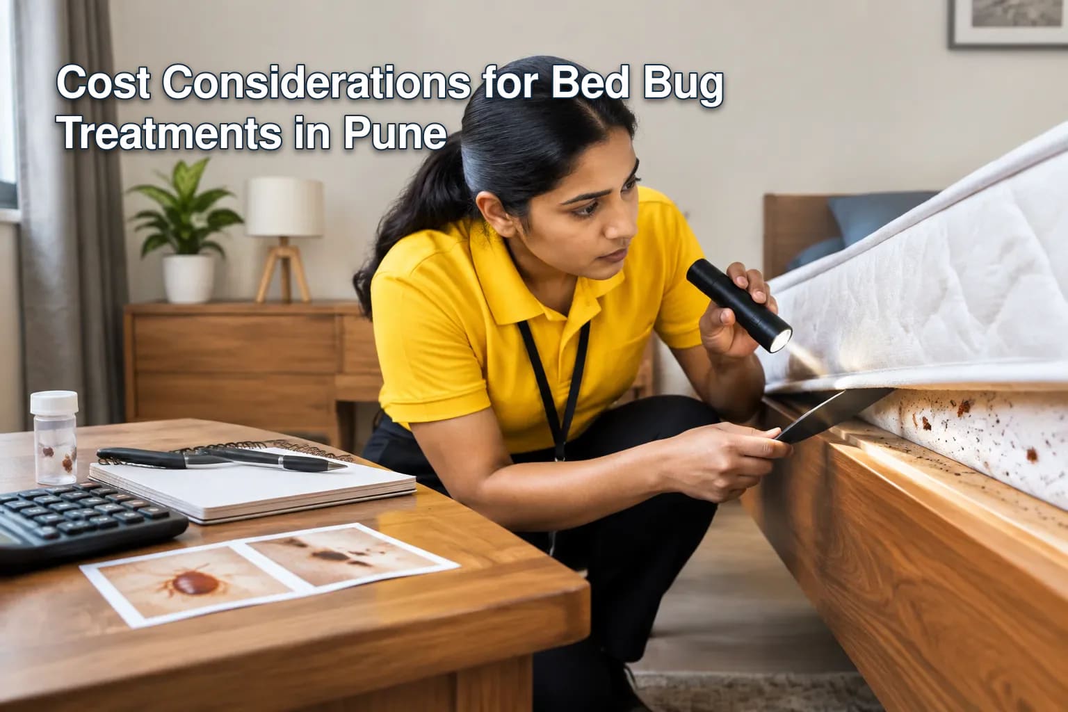 Illustration of DIY methods for bed bug treatment
