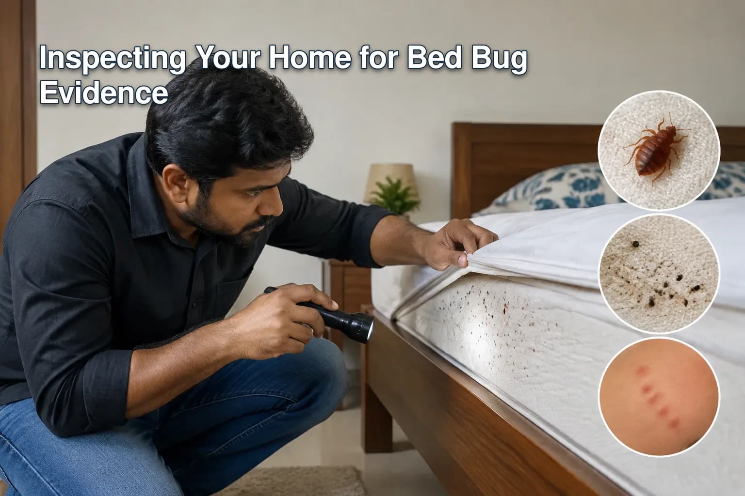 Inspecting Your Home for Bed Bug Evidence — How to Identify Bed Bug Bites and Rashes in Bangalore