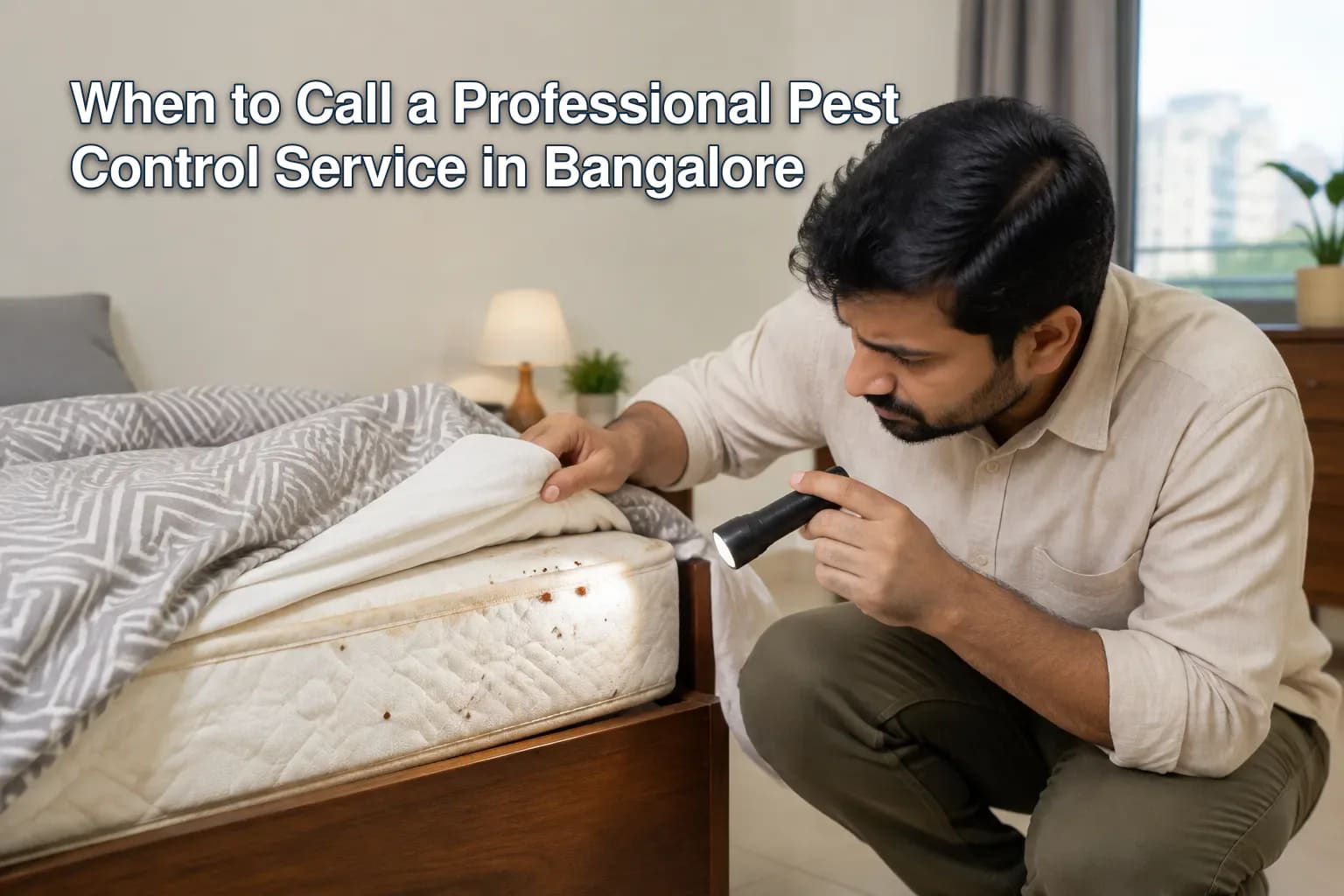 When to Call a Professional Pest Control Service in Bangalore — Preventing Bed Bug Infestations in Bangalore Homes