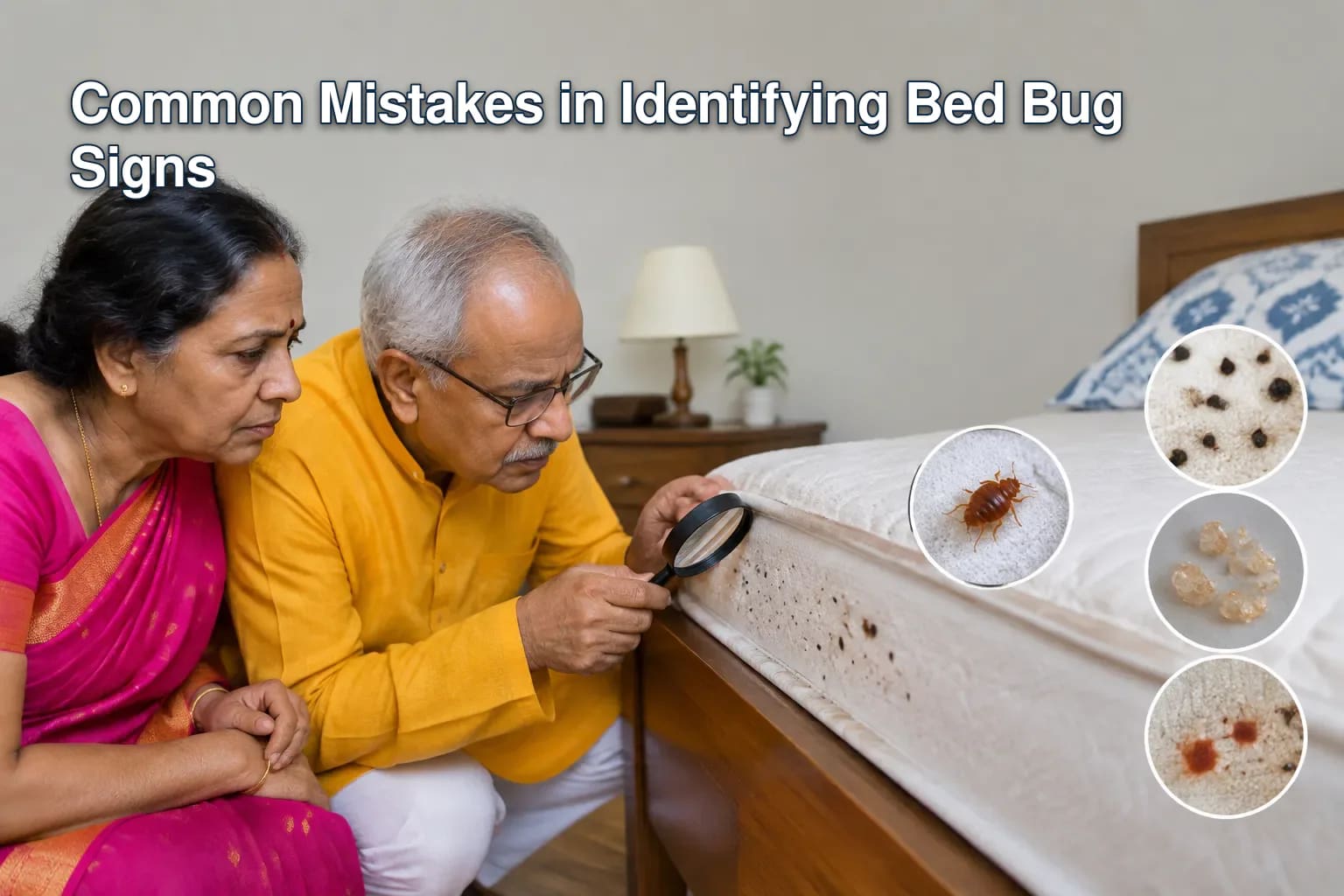 Bed Bug Fecal Spots, Cast Skins and Blood Stains: Identification Guide Guide