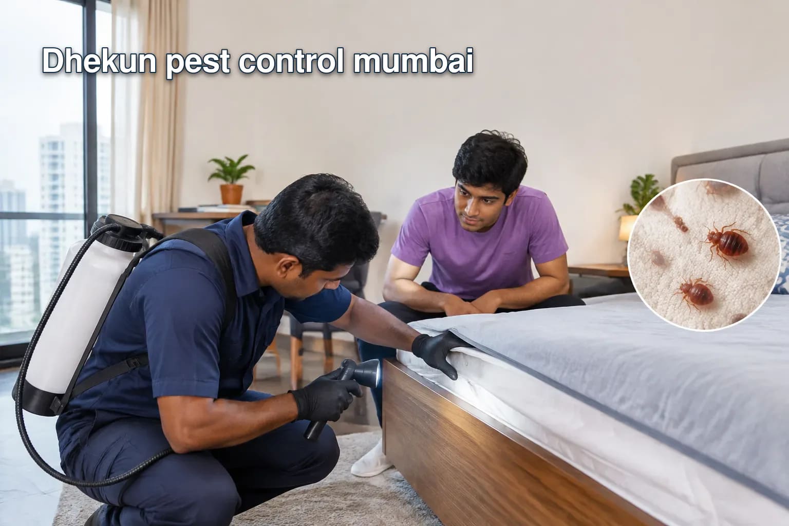 Common pests managed by Dhekun Pest Control in Mumbai