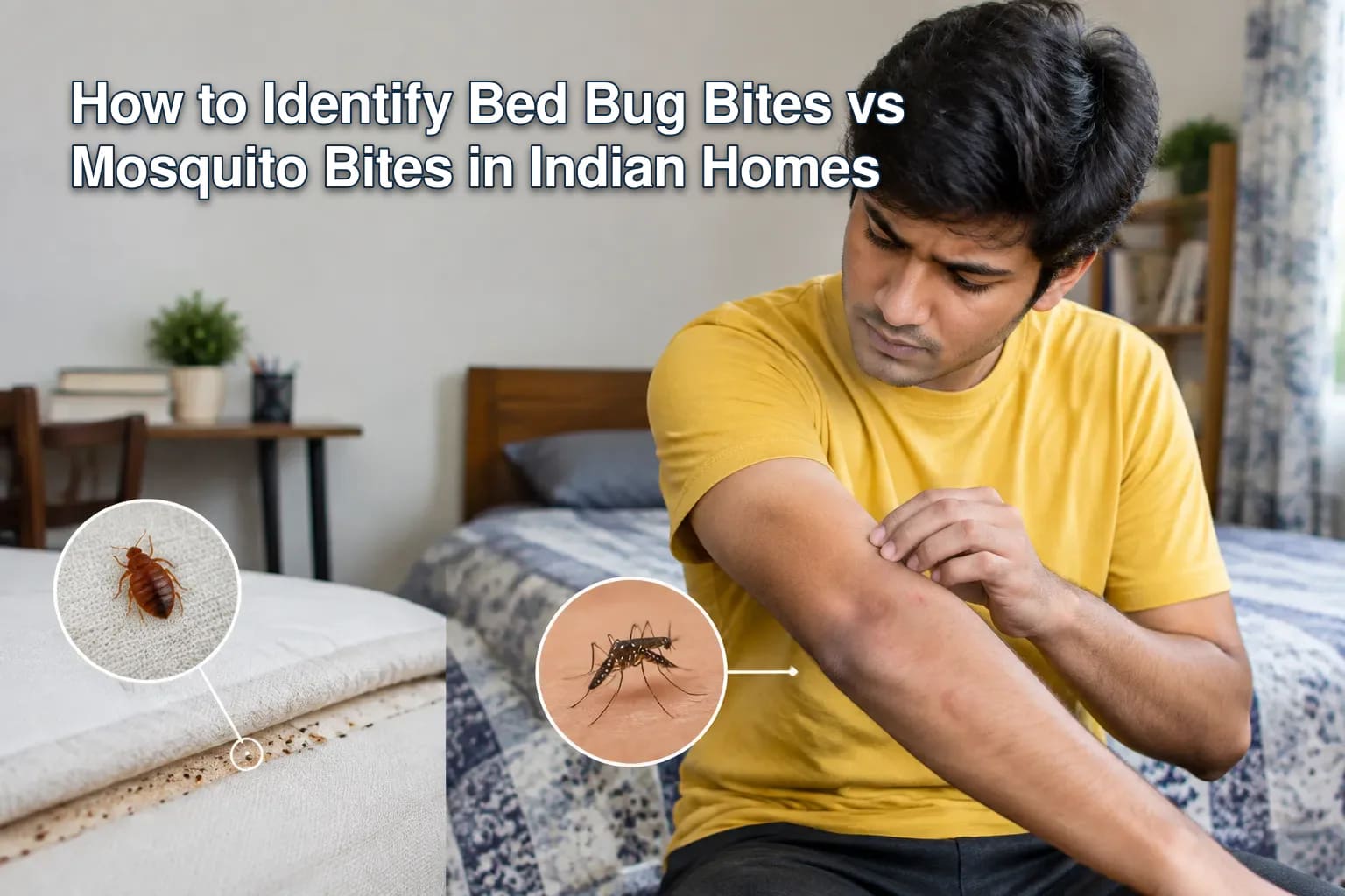 How to Identify Bed Bug Bites vs Mosquito Bites in Indian Homes - Bed Bug Treatment Guide
