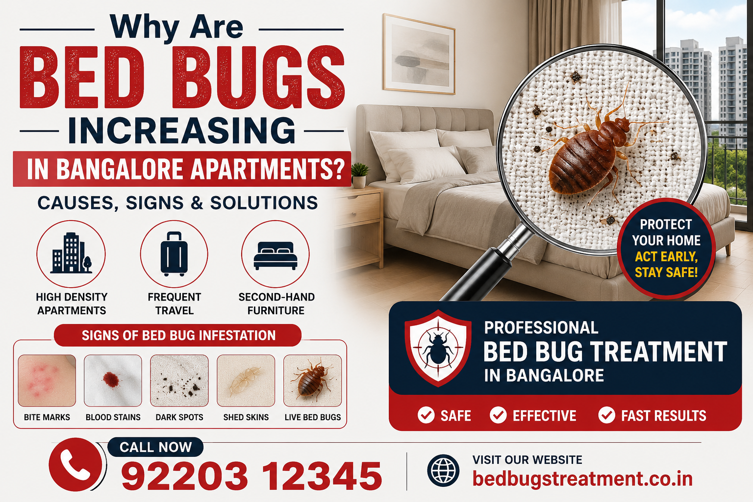 Why Are Bed Bugs Increasing in Bangalore Apartments? Causes, Signs & Solutions