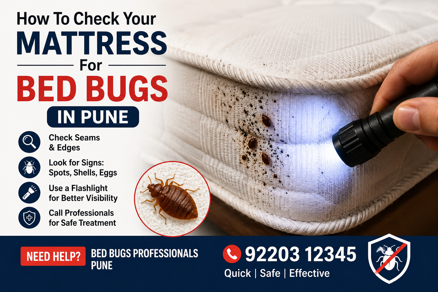 How To Check Your Mattress For Bed Bugs In Pune