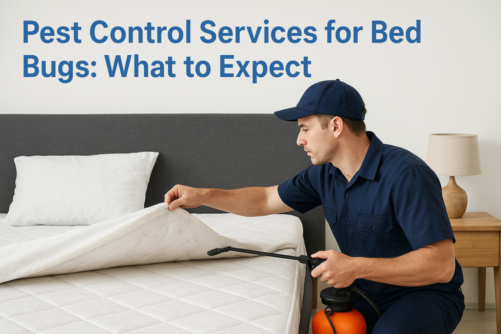 Pest Control Services for Bed Bugs: What to Expect