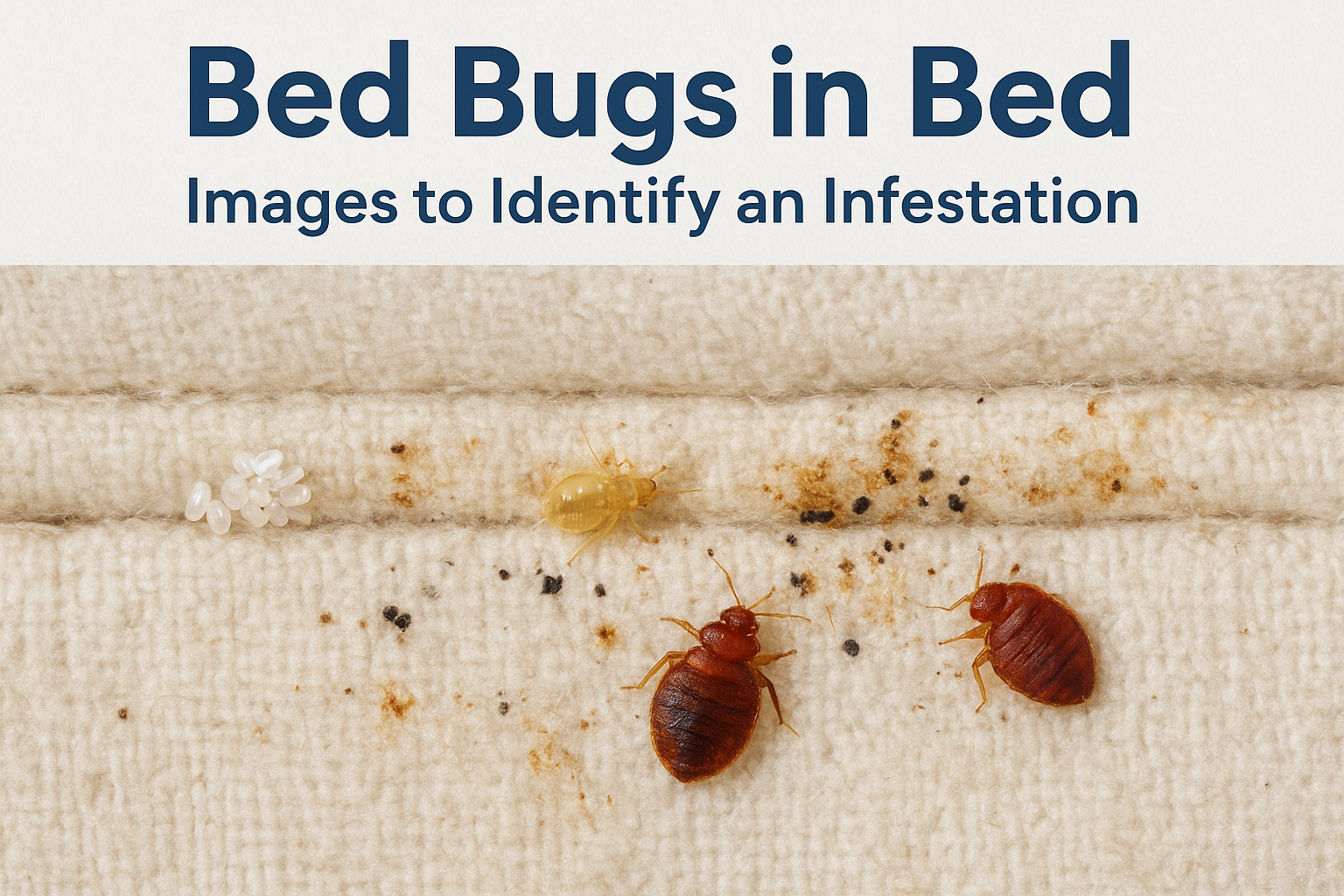 Bed Bugs in Bed: Images to Identify an Infestation