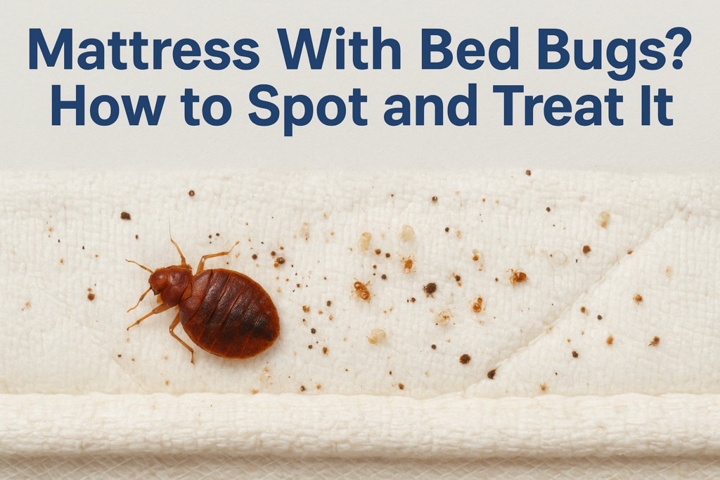 Mattress With Bed Bugs? How to Spot and Treat It