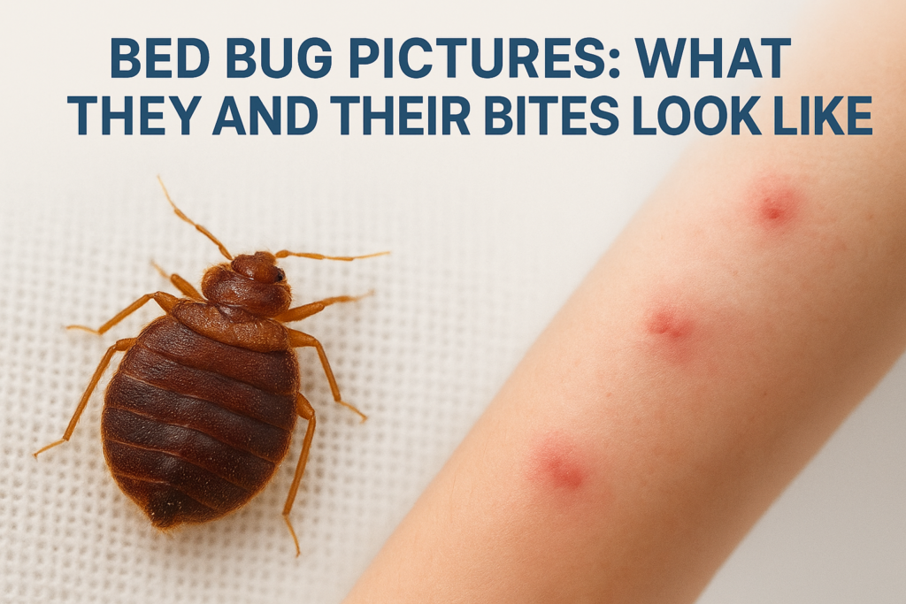 Bed Bug Pictures: What They and Their Bites Look Like