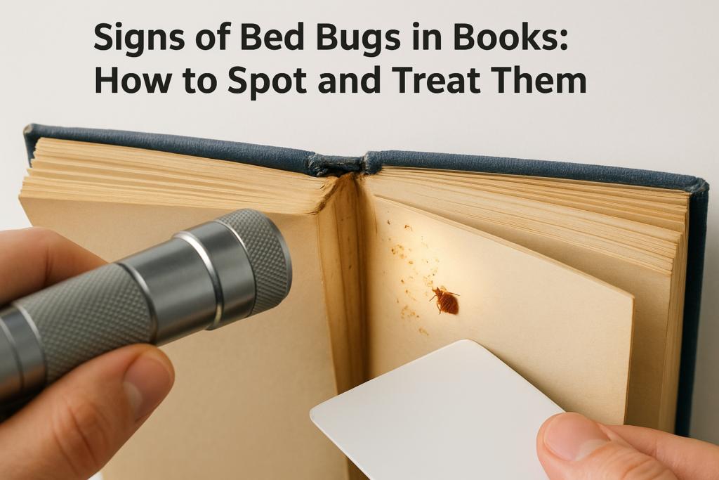 Signs of Bed Bugs in Books: How to Spot and Treat Them 1 Signs of Bed Bugs in Books: How to Spot and Treat Them
